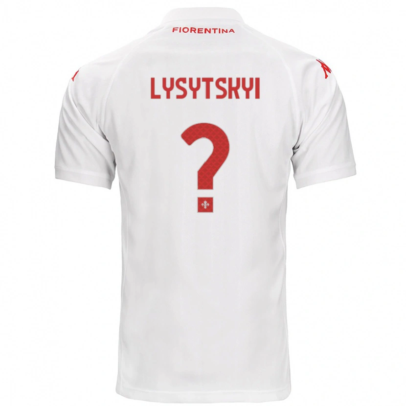 Danxen Pánské Andriy Lysytskyi #0 Bílý Daleko Hráčské Dresy 2024/25 Dres