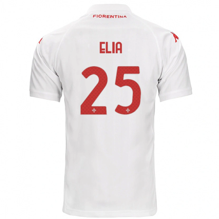 Danxen Pánské Mirko Elia #25 Bílý Daleko Hráčské Dresy 2024/25 Dres