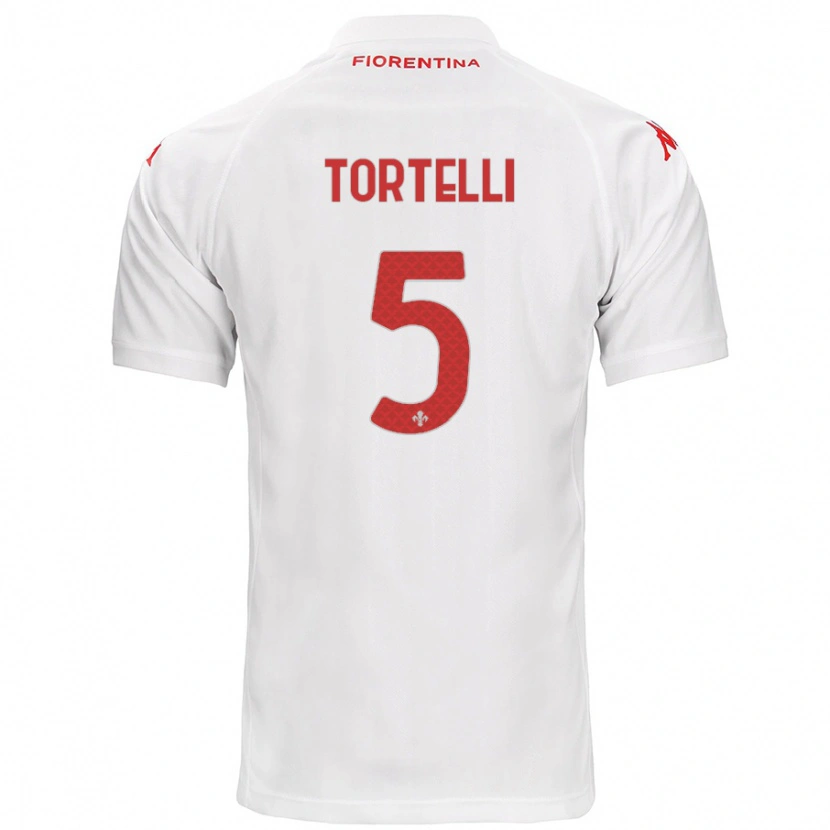 Danxen Pánské Alice Tortelli #5 Bílý Daleko Hráčské Dresy 2024/25 Dres