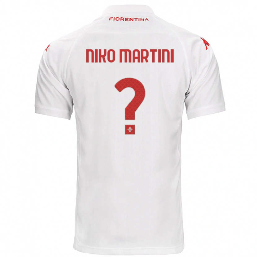 Danxen Pánské Niko Martini #0 Bílý Daleko Hráčské Dresy 2024/25 Dres