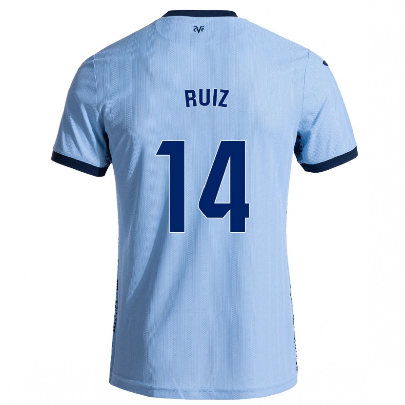Danxen Pánské Adri Ruiz #14 Nebesky Modrá Daleko Hráčské Dresy 2024/25 Dres
