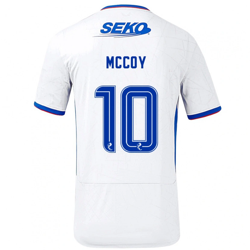 Danxen Pánské Kayla Mccoy #10 Bílá Modrá Daleko Hráčské Dresy 2024/25 Dres