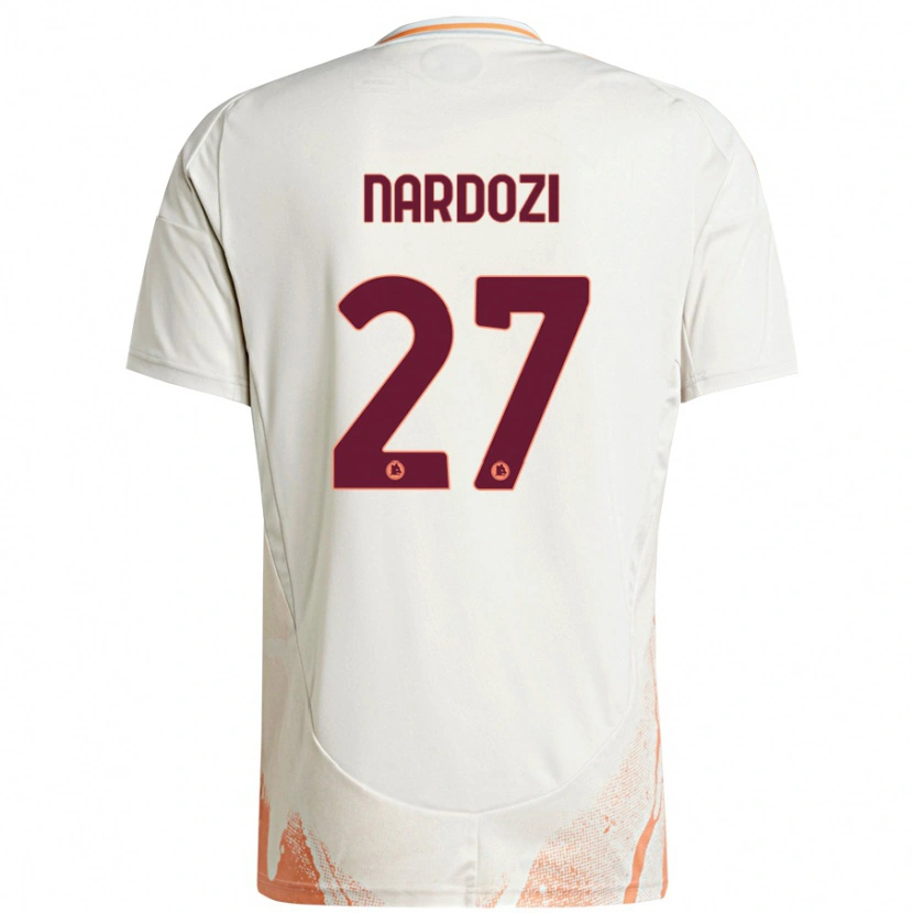 Danxen Pánské Manuel Nardozi #27 Krémová Bílá Oranžová Daleko Hráčské Dresy 2024/25 Dres