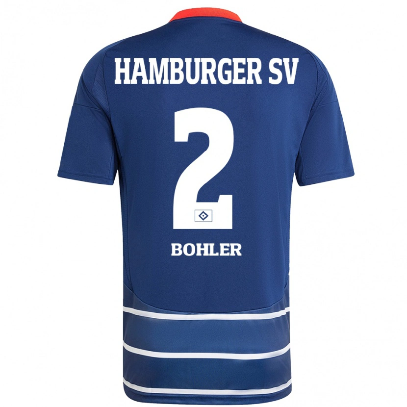 Danxen Pánské Annaleen Böhler #2 Tmavě Modrá Daleko Hráčské Dresy 2024/25 Dres