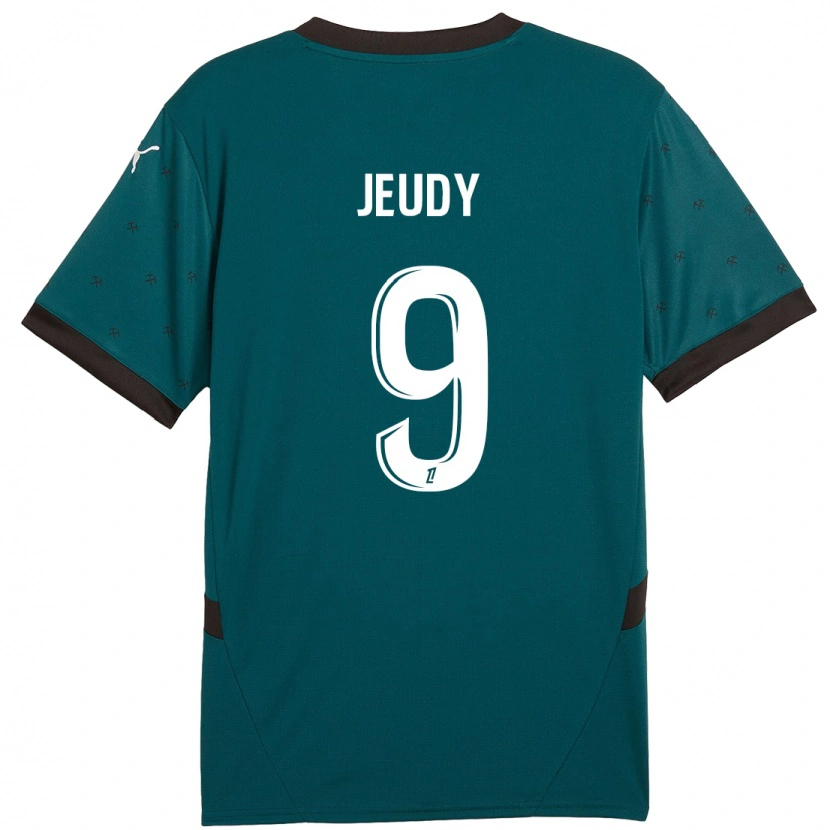Danxen Pánské Sherly Jeudy #9 Tmavě Zelená Daleko Hráčské Dresy 2024/25 Dres
