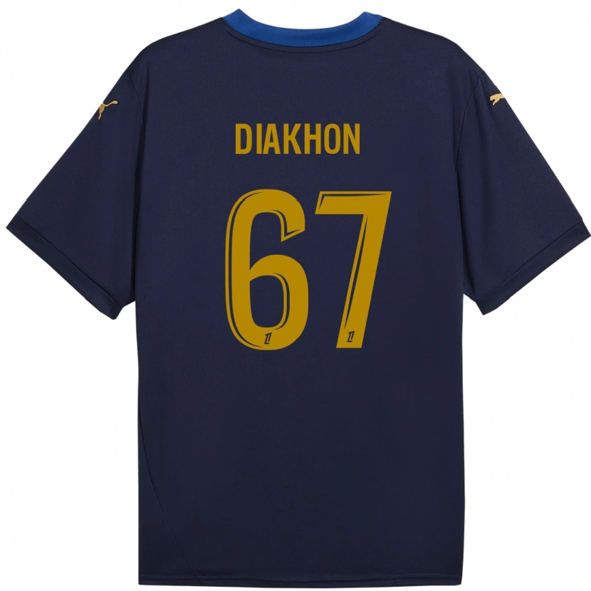 Danxen Pánské Mamadou Diakhon #67 Námořnické Zlato Daleko Hráčské Dresy 2024/25 Dres