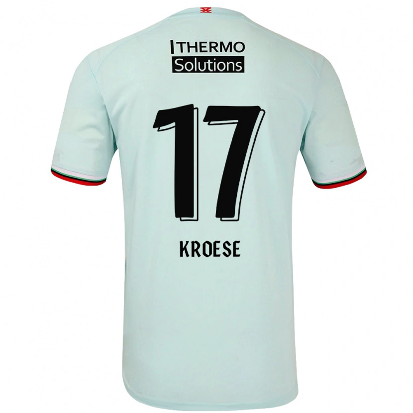 Danxen Pánské Fieke Kroese #17 Světle Zelená Daleko Hráčské Dresy 2024/25 Dres