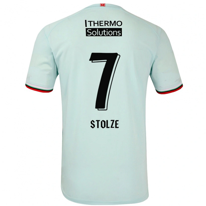 Danxen Pánské Anna-Lena Stolze #7 Světle Zelená Daleko Hráčské Dresy 2024/25 Dres
