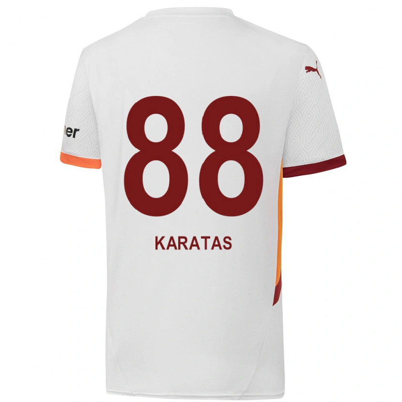 Danxen Pánské Kazımcan Karataş #88 Bílá Žlutá Červená Daleko Hráčské Dresy 2024/25 Dres