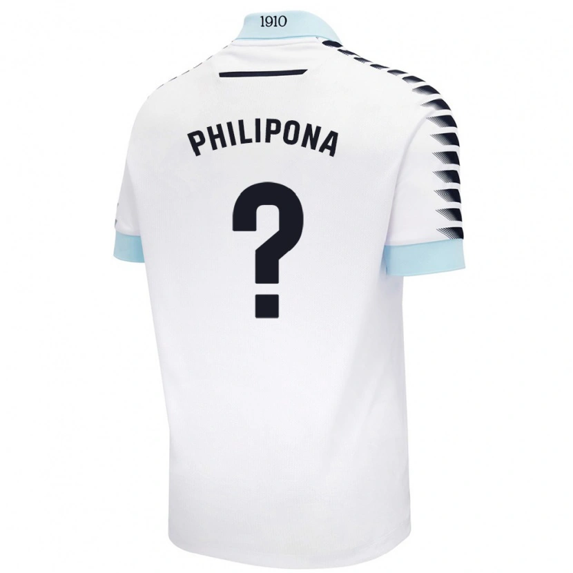 Danxen Pánské Noé Philipona #0 Bílá Modrá Daleko Hráčské Dresy 2024/25 Dres