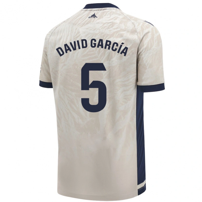 Danxen Pánské David García #5 Světle Šedá Daleko Hráčské Dresy 2024/25 Dres