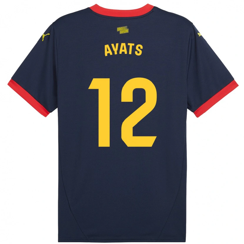 Danxen Pánské Mònica Ayats #12 Tmavě Červená Daleko Hráčské Dresy 2024/25 Dres