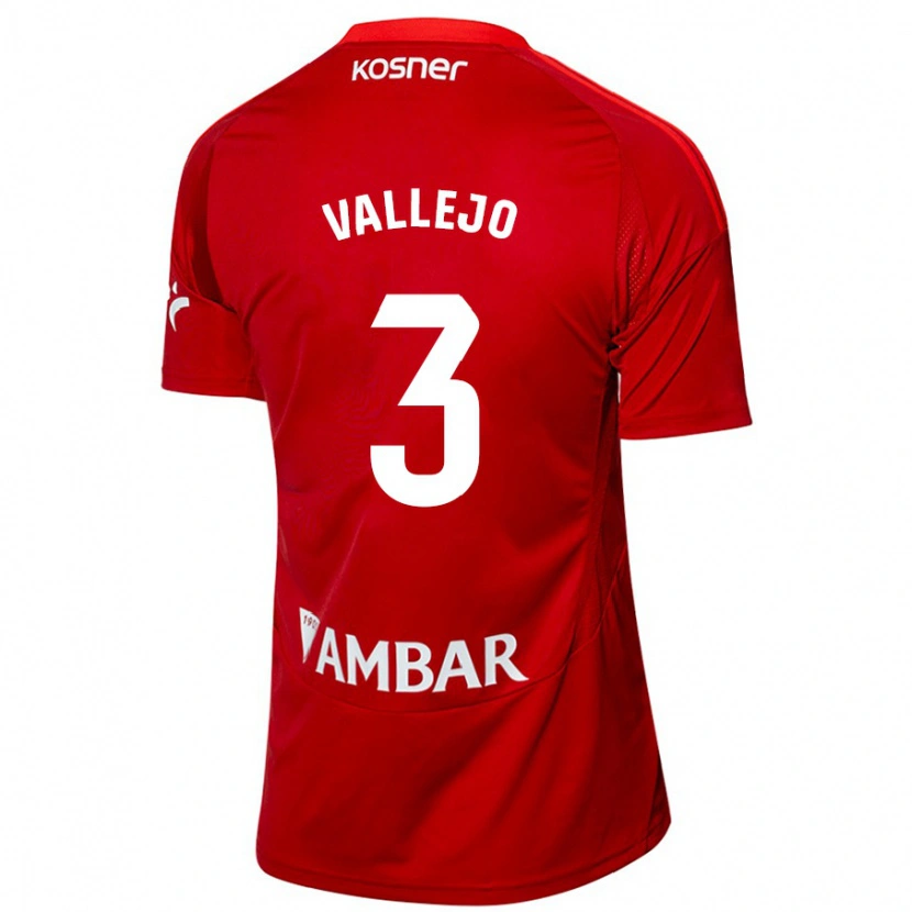 Danxen Pánské Jaime Vallejo #3 Bílá Modrá Daleko Hráčské Dresy 2024/25 Dres