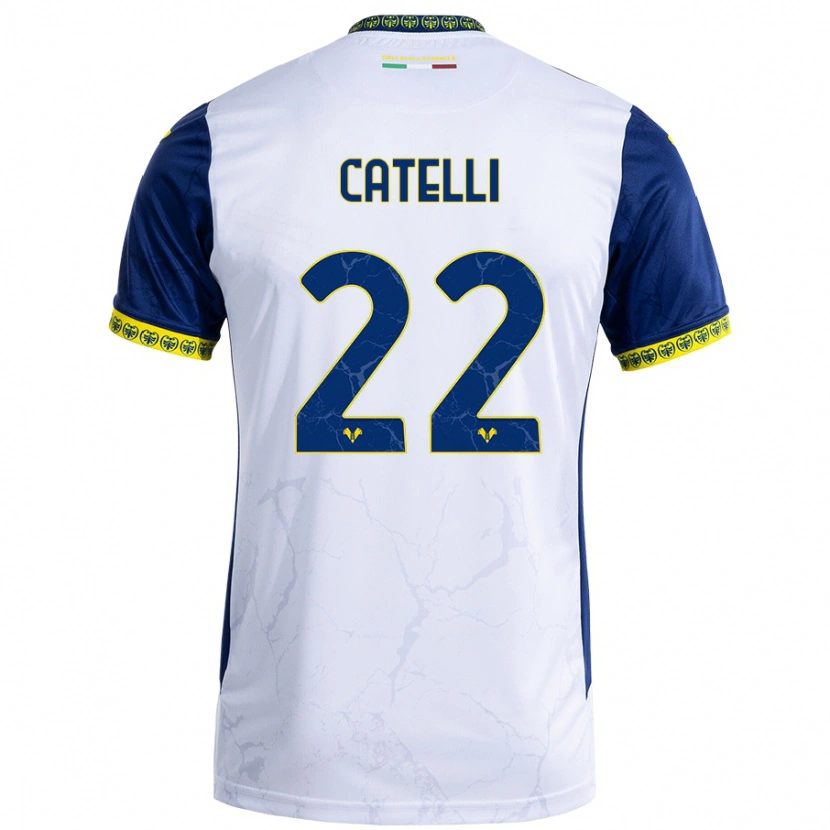 Danxen Pánské Anna Catelli #22 Bílá Modrá Daleko Hráčské Dresy 2024/25 Dres