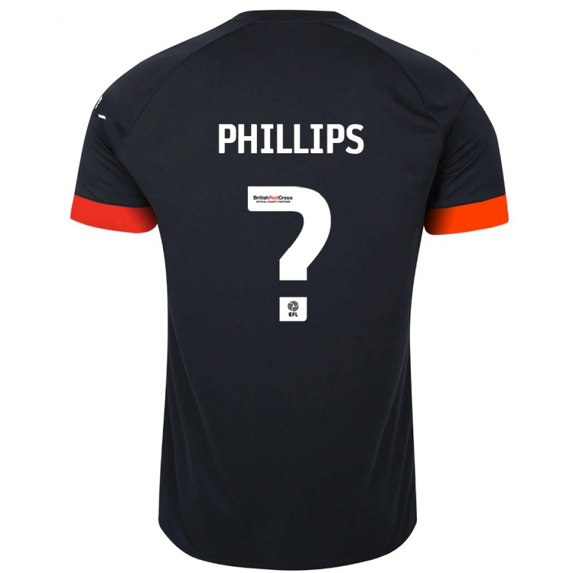 Danxen Pánské Josh Phillips #0 Černá Oranžová Daleko Hráčské Dresy 2024/25 Dres