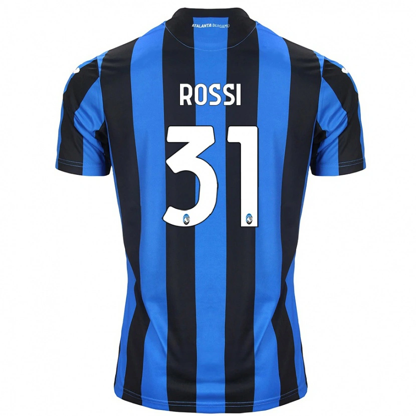 Danxen Dámské Francesco Rossi #31 Modrá Černá Domů Hráčské Dresy 2024/25 Dres