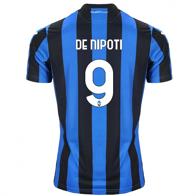 Danxen Dámské Tommaso De Nipoti #9 Modrá Černá Domů Hráčské Dresy 2024/25 Dres