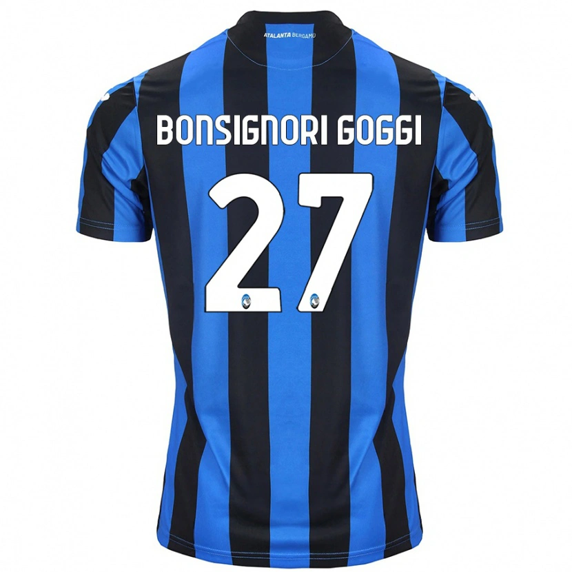 Danxen Dámské Lorenzo Bonsignori Goggi #27 Modrá Černá Domů Hráčské Dresy 2024/25 Dres