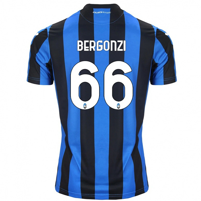 Danxen Dámské Federico Bergonzi #66 Modrá Černá Domů Hráčské Dresy 2024/25 Dres
