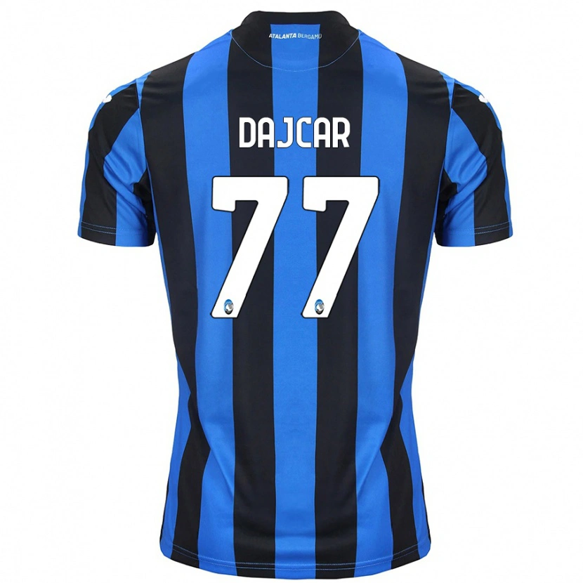 Danxen Dámské Matevz Dajcar #77 Modrá Černá Domů Hráčské Dresy 2024/25 Dres