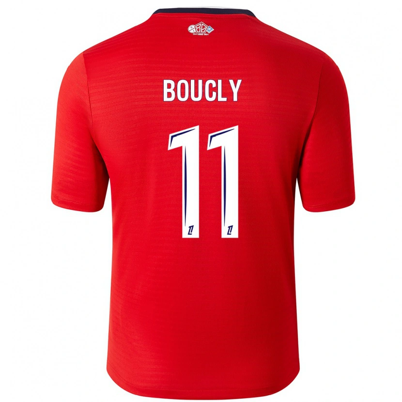 Danxen Dámské Maïté Boucly #11 Červená Bílá Domů Hráčské Dresy 2024/25 Dres