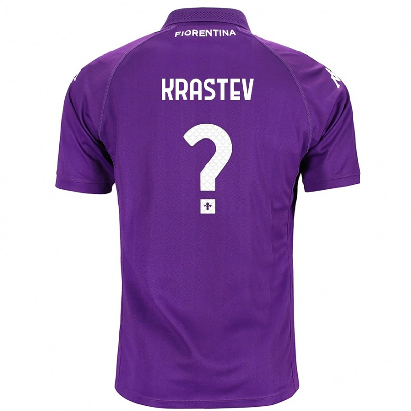 Danxen Dámské Dimo Krastev #0 Fialová Domů Hráčské Dresy 2024/25 Dres