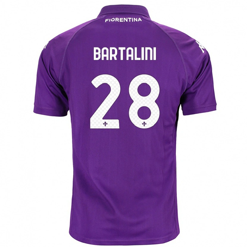 Danxen Dámské Viola Bartalini #28 Fialová Domů Hráčské Dresy 2024/25 Dres