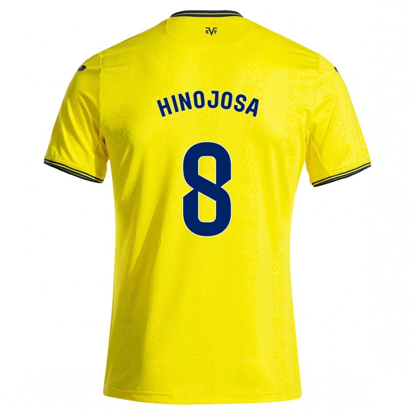Danxen Dámské Sergio Hinojosa #8 Žlutá Černá Domů Hráčské Dresy 2024/25 Dres
