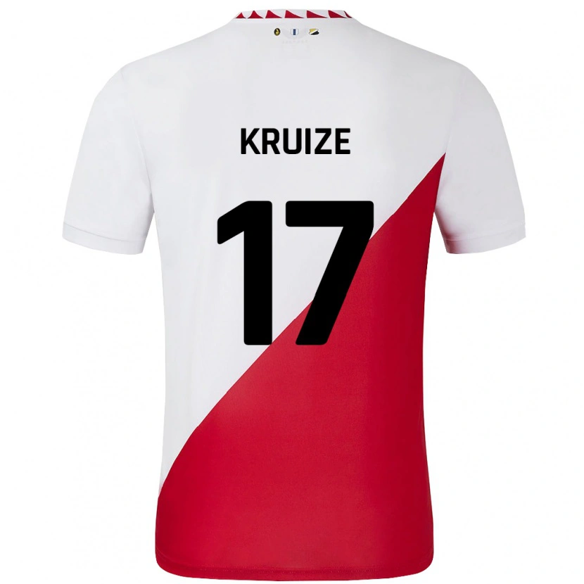 Danxen Dámské Elisha Kruize #17 Bílá Červená Domů Hráčské Dresy 2024/25 Dres