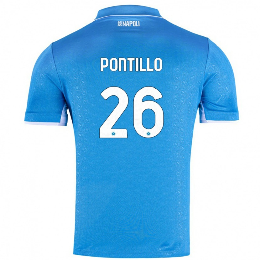 Danxen Dámské Pasquale Pontillo #26 Nebesky Modrá Domů Hráčské Dresy 2024/25 Dres