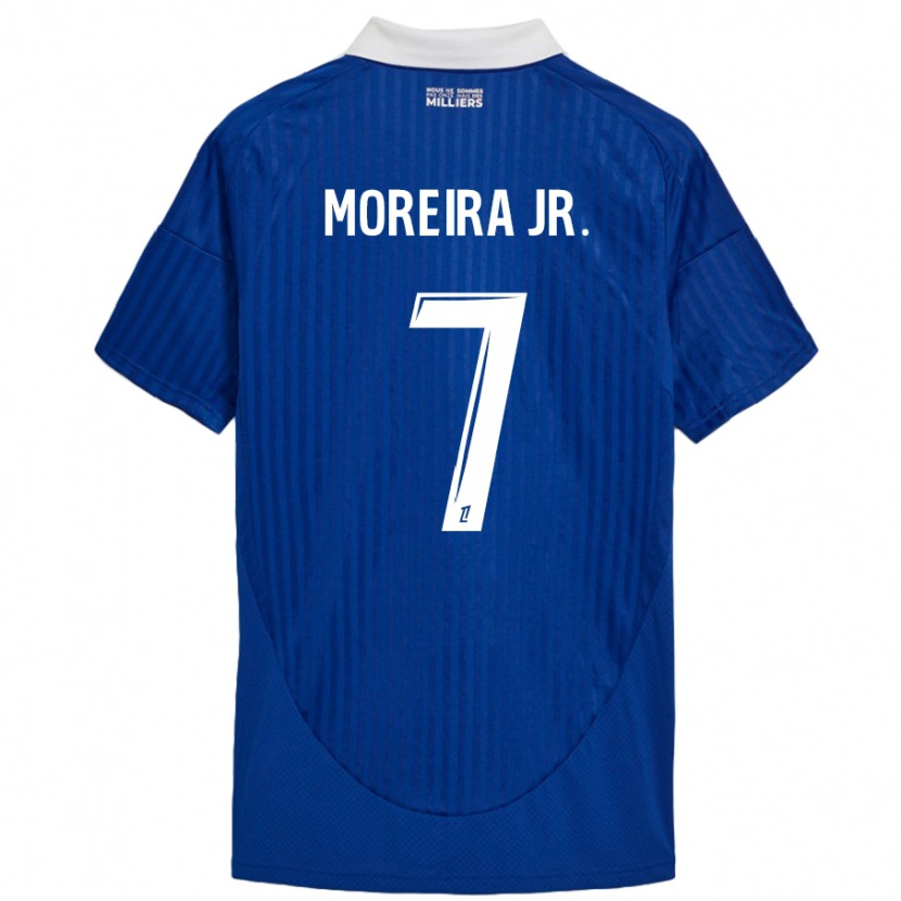Danxen Dámské Diego Moreira #7 Modrá Bílá Domů Hráčské Dresy 2024/25 Dres