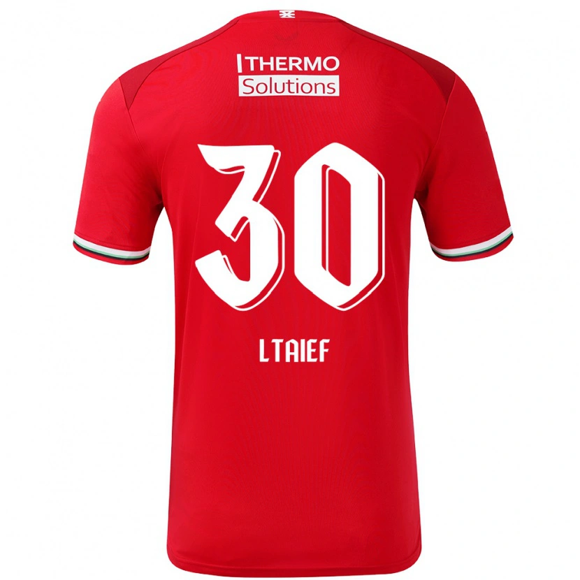 Danxen Dámské Sayfallah Ltaief #30 Červená Bílá Domů Hráčské Dresy 2024/25 Dres