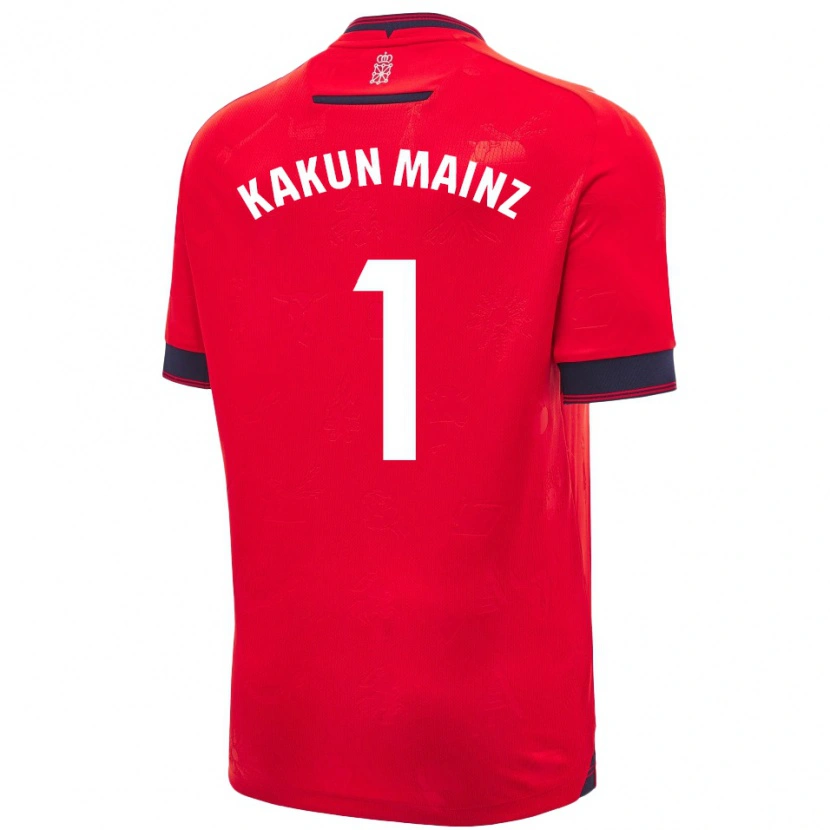 Danxen Dámské Kakun Mainz #1 Červená Bílá Domů Hráčské Dresy 2024/25 Dres