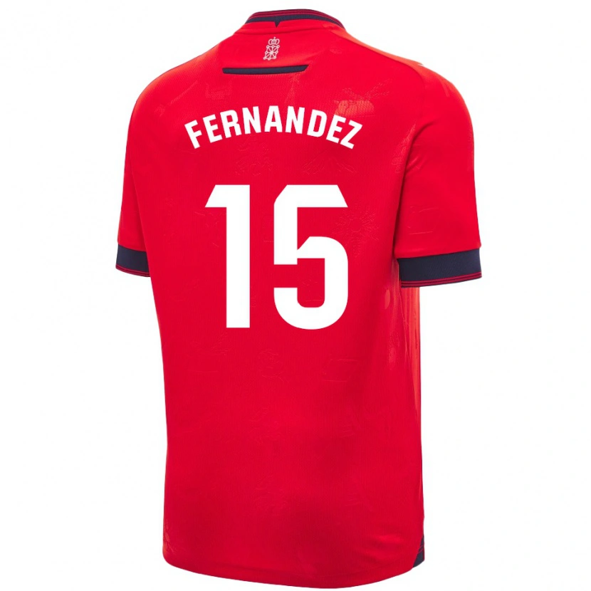 Danxen Dámské Leyre Fernández Sánchez #15 Červená Bílá Domů Hráčské Dresy 2024/25 Dres