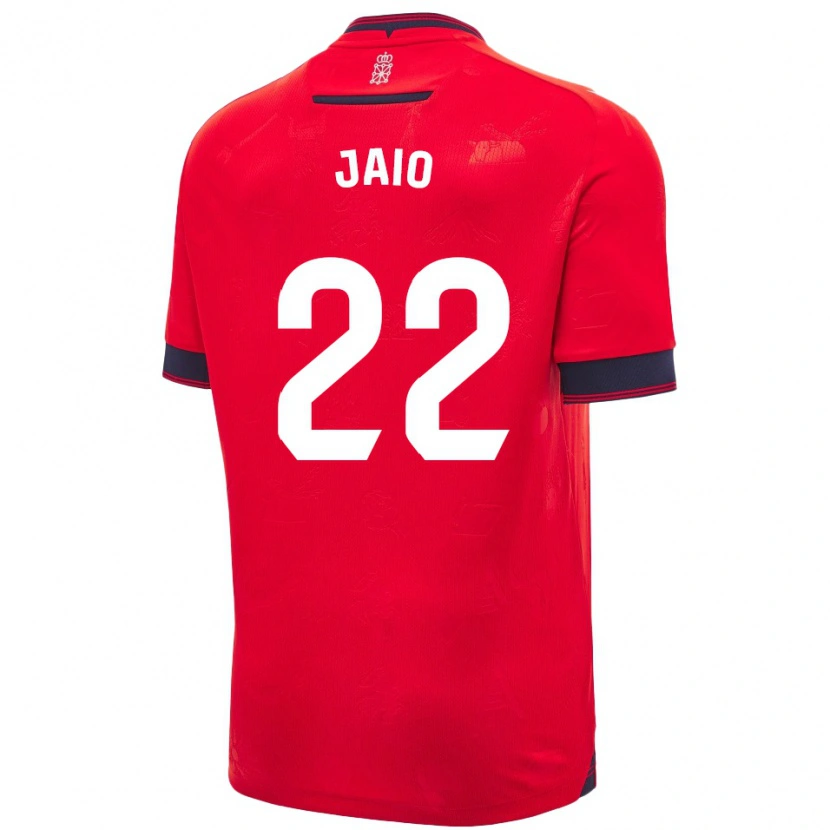 Danxen Dámské Jaione Larraiotz Senosiain #22 Červená Bílá Domů Hráčské Dresy 2024/25 Dres