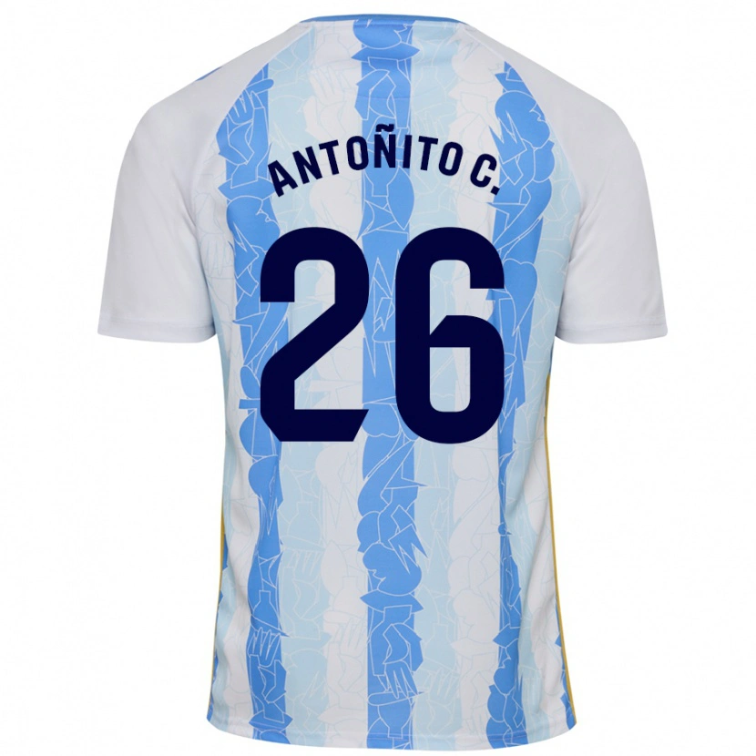 Danxen Dámské Antonio Cordero #26 Bílá Modrá Domů Hráčské Dresy 2024/25 Dres