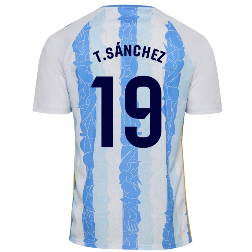 Danxen Dámské Toni Sánchez #19 Bílá Modrá Domů Hráčské Dresy 2024/25 Dres