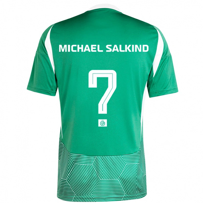 Danxen Dámské Liav Michael Salkind #0 Zelená Bílá Domů Hráčské Dresy 2024/25 Dres