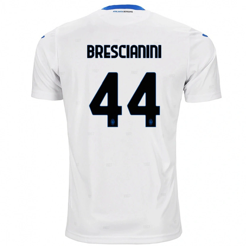 Danxen Dámské Marco Brescianini #44 Bílý Daleko Hráčské Dresy 2024/25 Dres