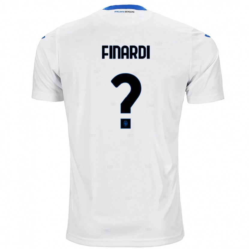 Danxen Dámské Emanuele Finardi #0 Bílý Daleko Hráčské Dresy 2024/25 Dres