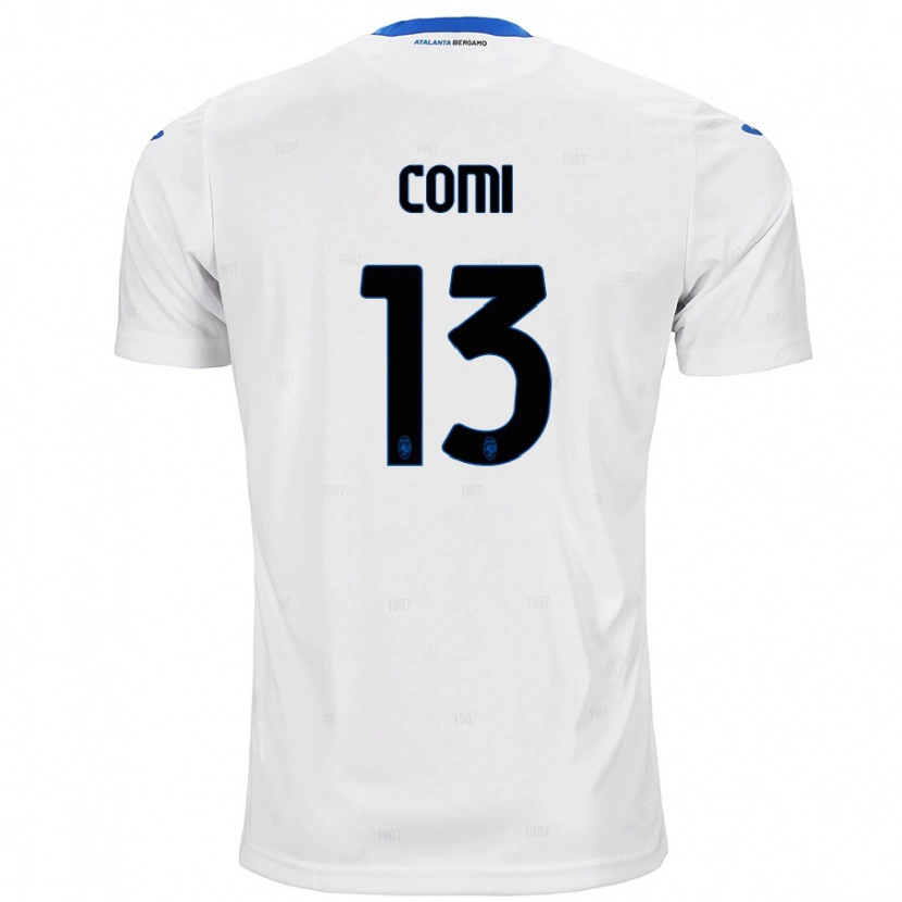 Danxen Dámské Pietro Comi #13 Bílý Daleko Hráčské Dresy 2024/25 Dres