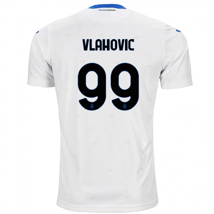 Danxen Dámské Vanja Vlahovic #99 Bílý Daleko Hráčské Dresy 2024/25 Dres