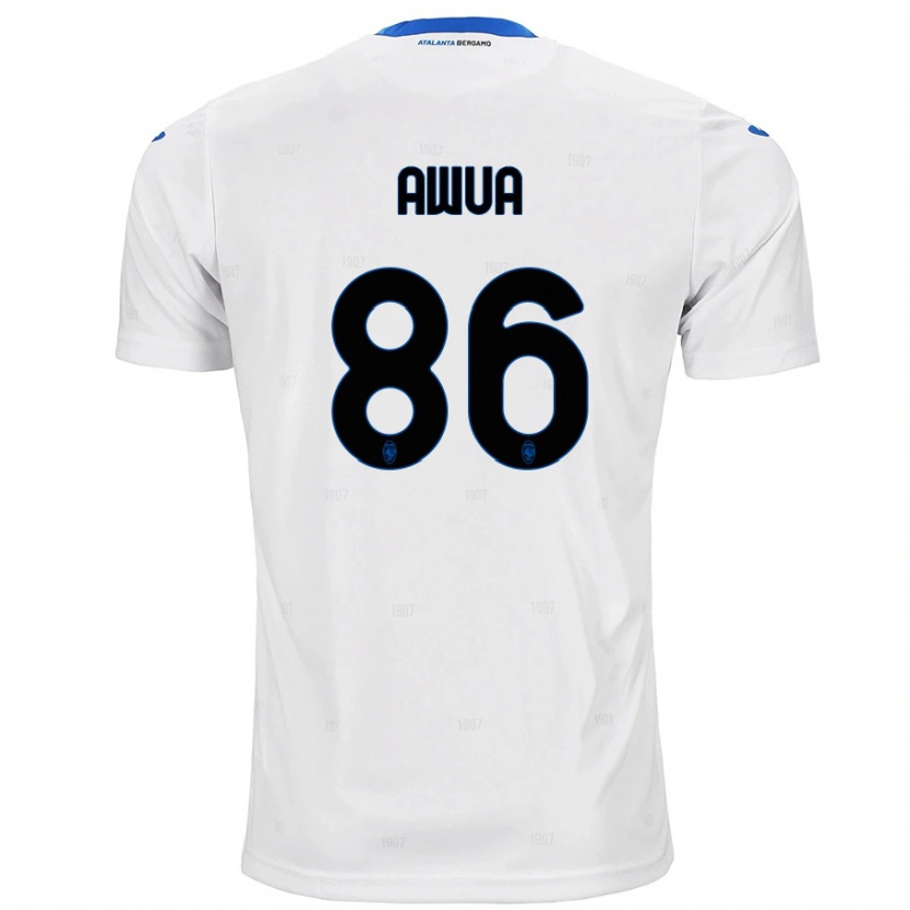 Danxen Dámské Theophilus Awua #86 Bílý Daleko Hráčské Dresy 2024/25 Dres