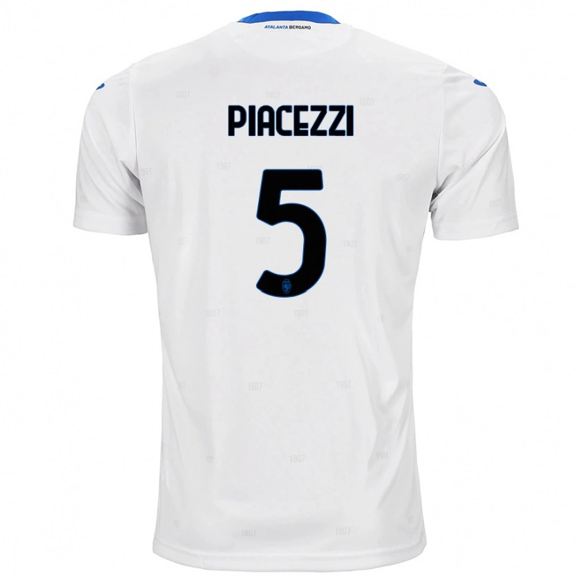 Danxen Dámské Eleonora Piacezzi #5 Bílý Daleko Hráčské Dresy 2024/25 Dres