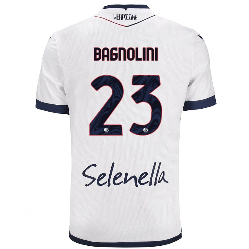 Danxen Dámské Nicola Bagnolini #23 Bílá Královská Modrá Daleko Hráčské Dresy 2024/25 Dres