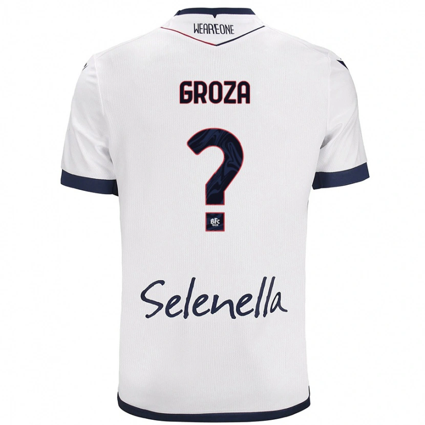 Danxen Dámské Darius Groza #0 Bílá Královská Modrá Daleko Hráčské Dresy 2024/25 Dres