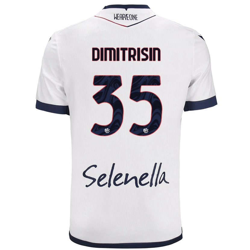 Danxen Dámské Danila Dimitrișin #35 Bílá Královská Modrá Daleko Hráčské Dresy 2024/25 Dres