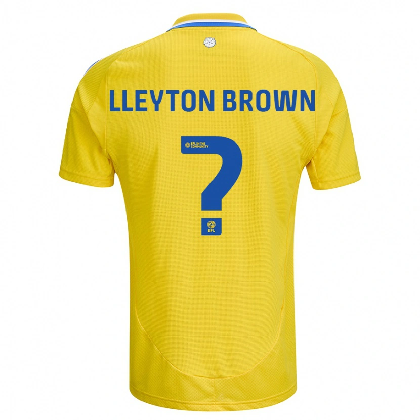 Danxen Dámské Lleyton Brown #0 Žlutá Modrá Daleko Hráčské Dresy 2024/25 Dres