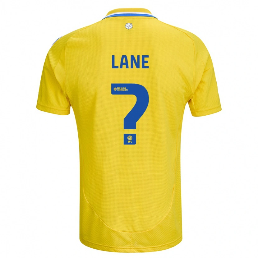 Danxen Dámské Freddie Lane #0 Žlutá Modrá Daleko Hráčské Dresy 2024/25 Dres
