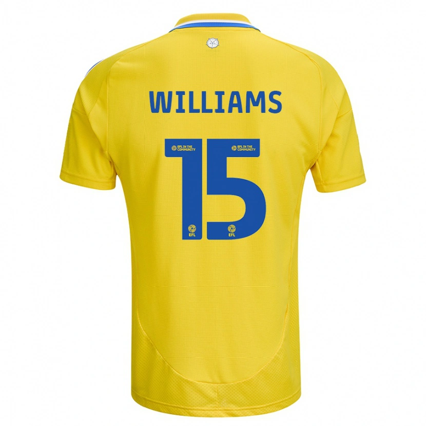 Danxen Dámské Paige Williams #15 Žlutá Modrá Daleko Hráčské Dresy 2024/25 Dres